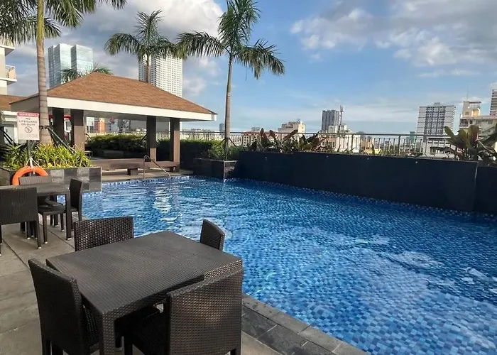 Coast Sea View Balcony Wifi Tv Near Moa 1524 * Manila